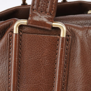 Givenchy Brown Lambskin 2-Way Tote Bag