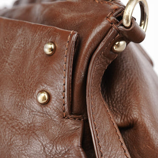 Givenchy Brown Lambskin 2-Way Tote Bag