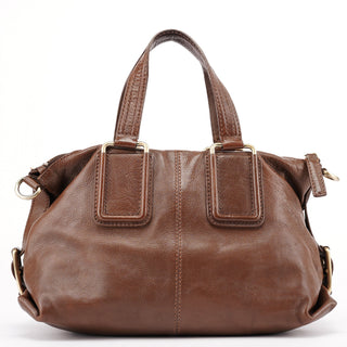 Givenchy Brown Lambskin 2-Way Tote Bag
