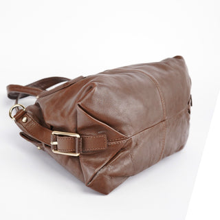 Givenchy Brown Lambskin 2-Way Tote Bag