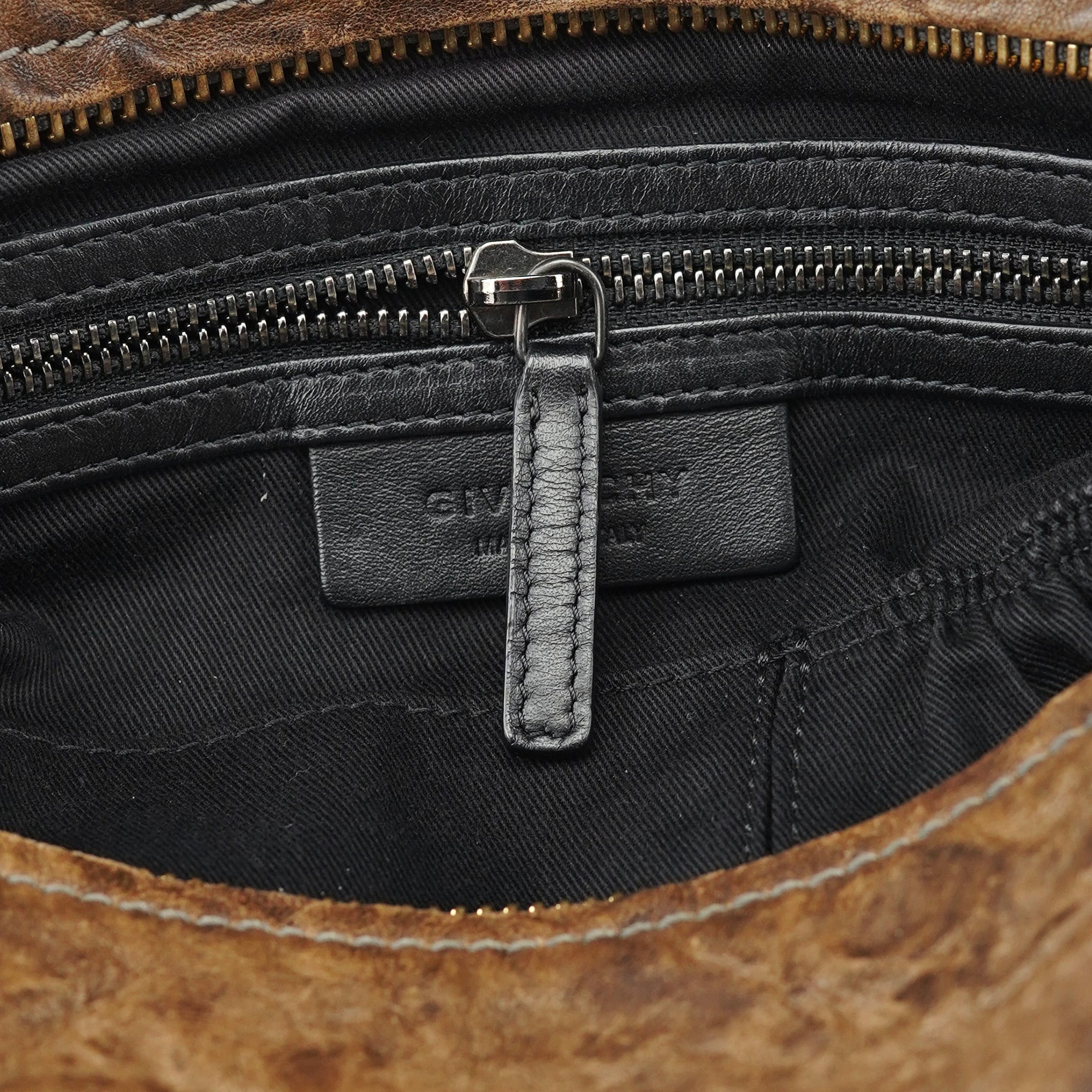 Givenchy Brown Leather Pandora Shoulder Bag