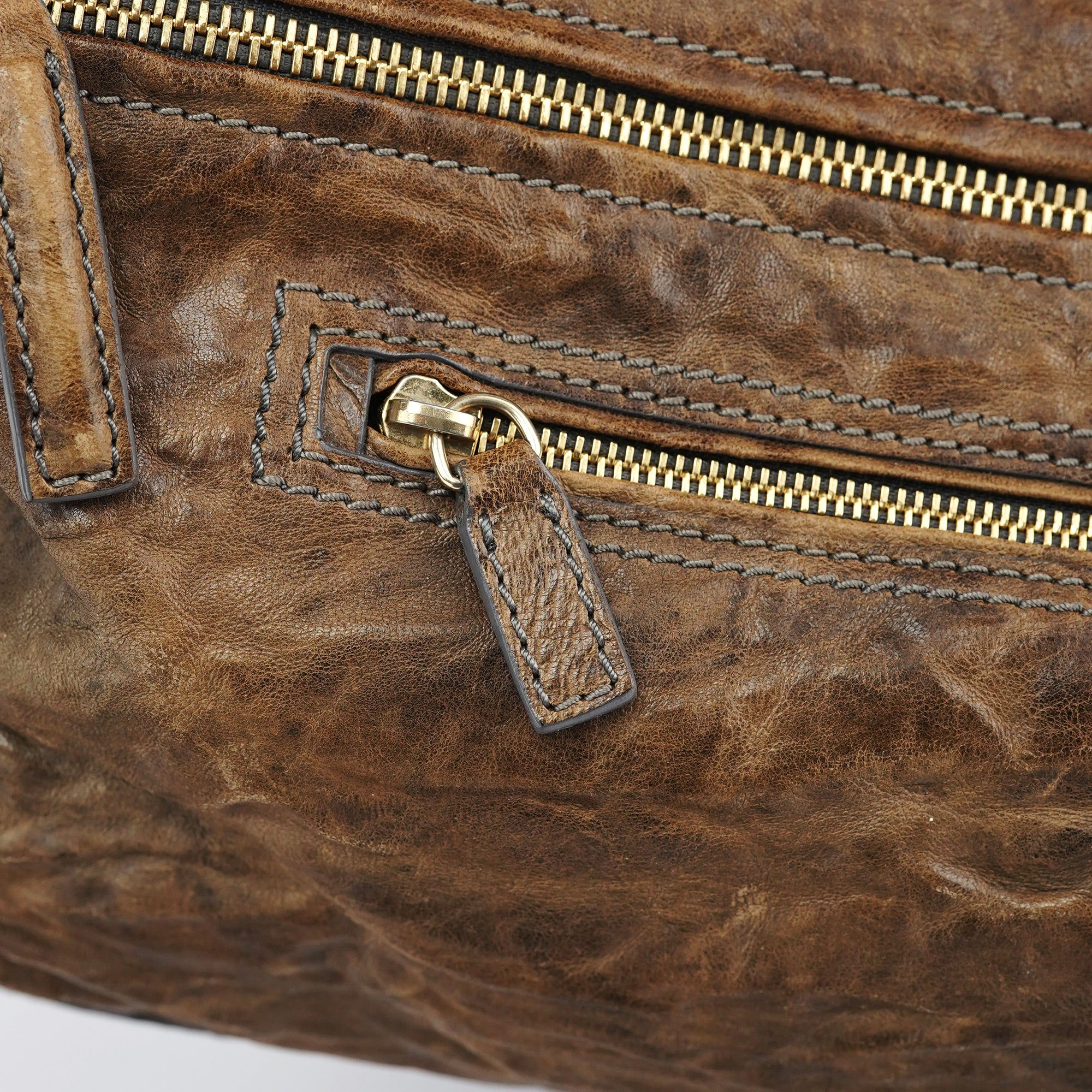Givenchy Brown Leather Pandora Shoulder Bag