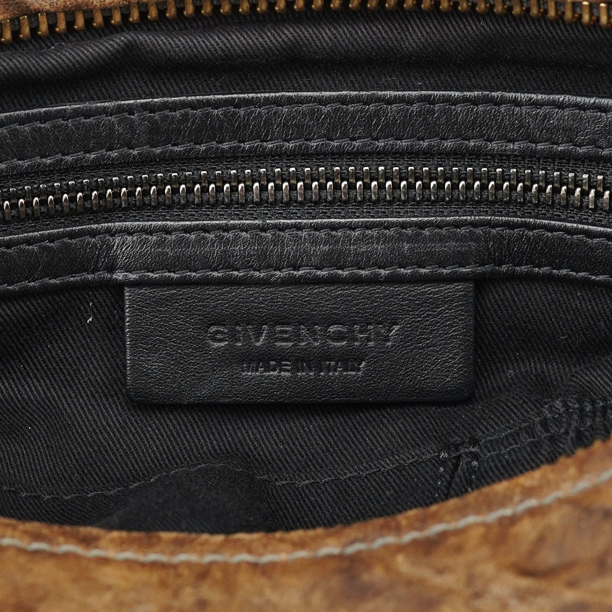 Givenchy Brown Leather Pandora Shoulder Bag