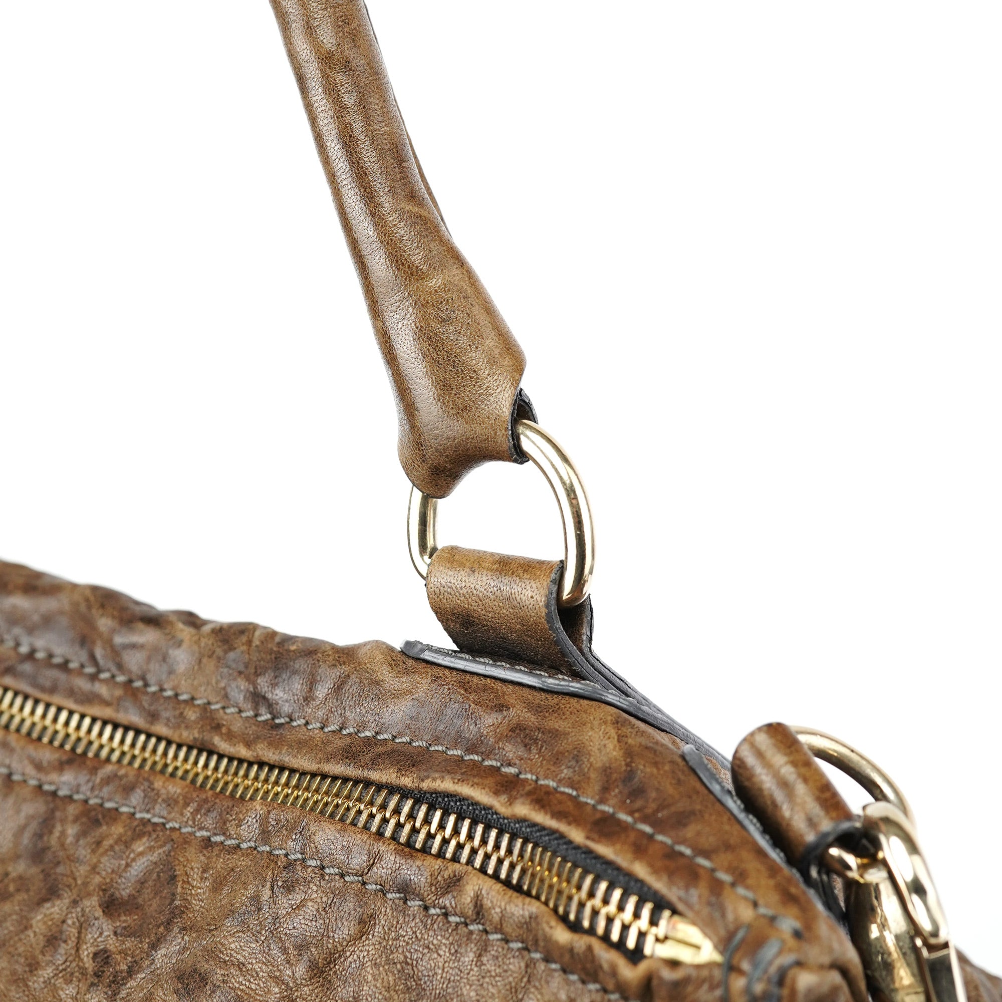Givenchy Brown Leather Pandora Shoulder Bag
