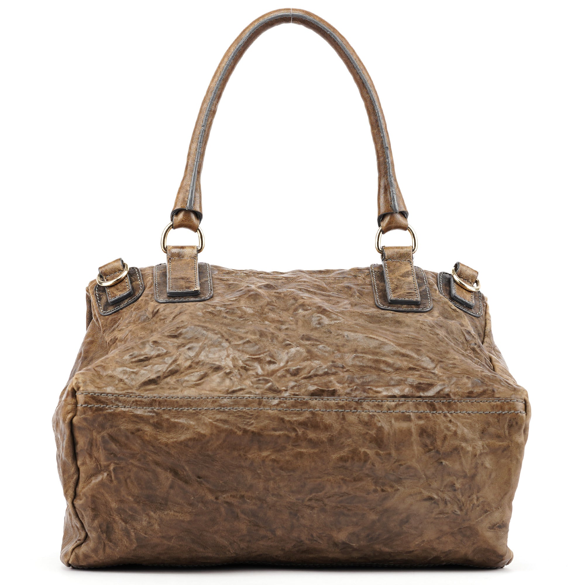 Givenchy Brown Leather Pandora Shoulder Bag