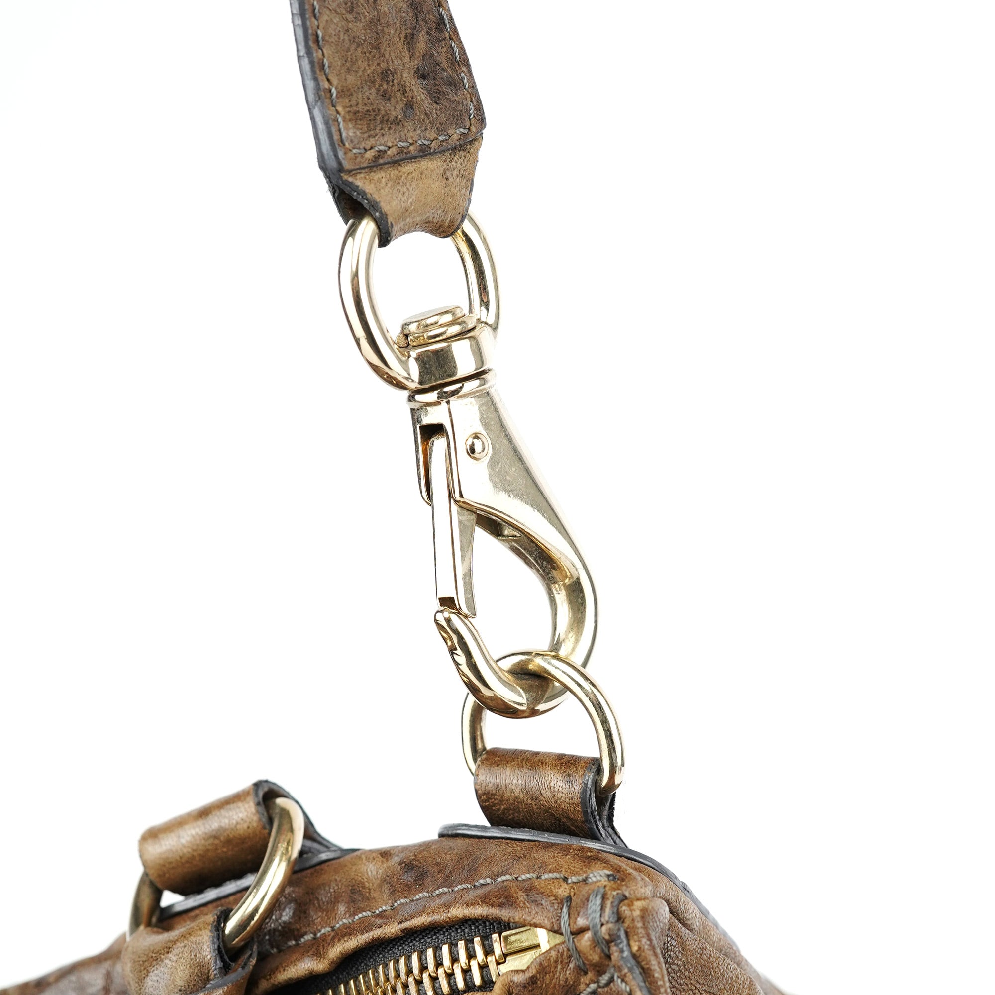 Givenchy Brown Leather Pandora Shoulder Bag
