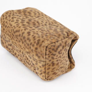 Givenchy Leopard Suede Pandora Clutch Bag