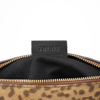 Givenchy Leopard Suede Pandora Clutch Bag