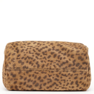 Givenchy Leopard Suede Pandora Clutch Bag