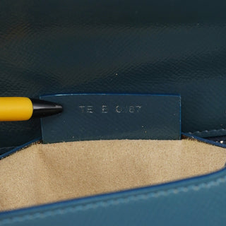 Givenchy Navy Saffiano Leather Pandora Crossbody Bag