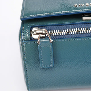 Givenchy Navy Saffiano Leather Pandora Crossbody Bag