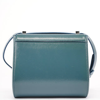 Givenchy Navy Saffiano Leather Pandora Crossbody Bag