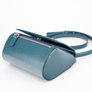 Givenchy Navy Saffiano Leather Pandora Crossbody Bag