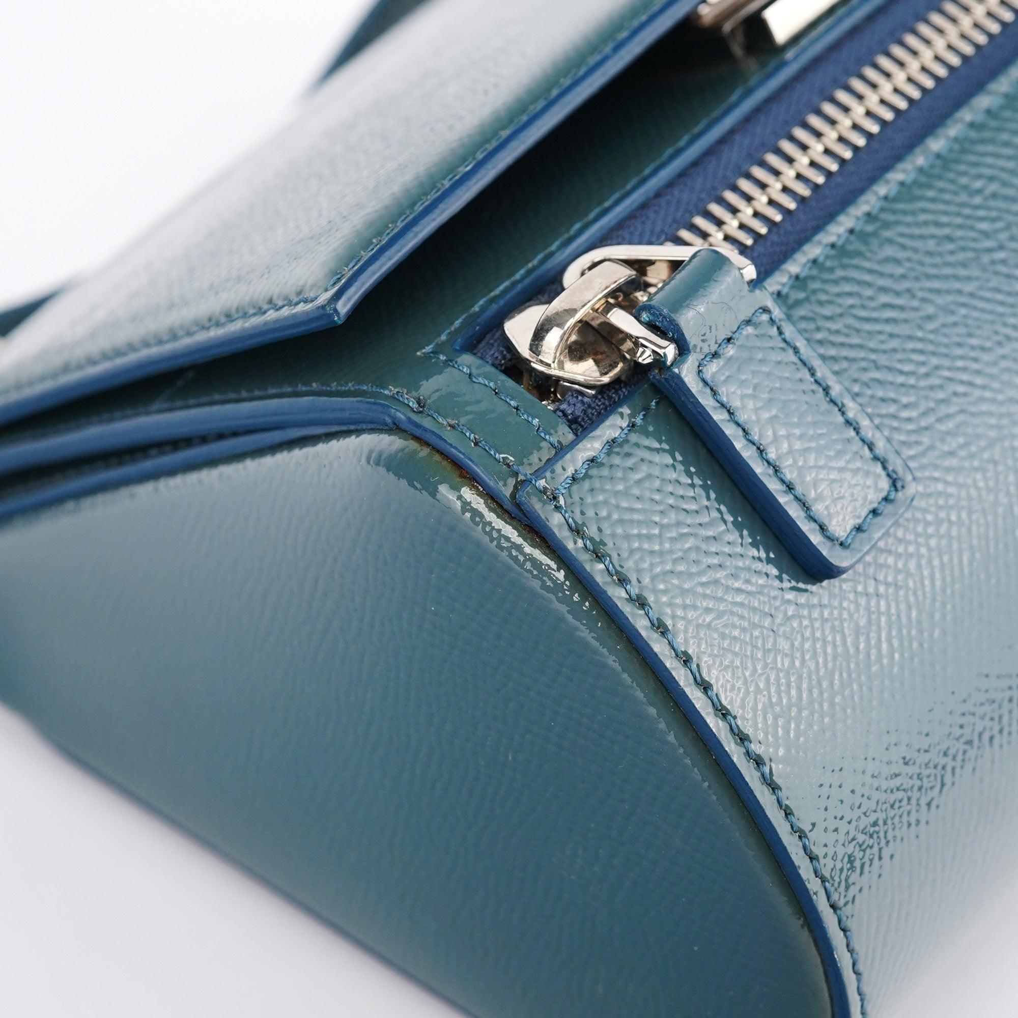 Givenchy Navy Saffiano Leather Pandora Crossbody Bag