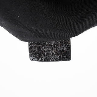 Givenchy Silver Metallic Leather Tote Bag