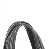 Givenchy Silver Metallic Leather Tote Bag