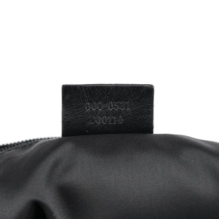 Gucci 000 0531 Black Calfskin Bamboo Shoulder Bag