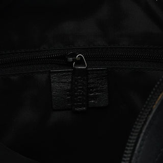 Gucci 000 0531 Black Calfskin Bamboo Shoulder Bag