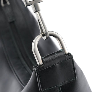 Gucci 000 0531 Black Calfskin Bamboo Shoulder Bag