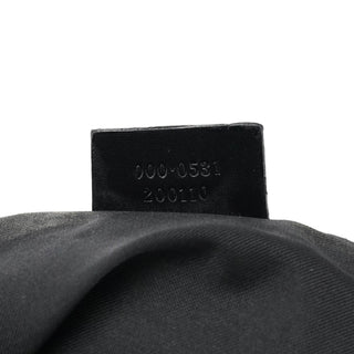 Gucci 000 0531 Black GG Bamboo Shoulder Bag