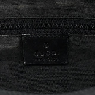 Gucci 000 0531 Black GG Bamboo Shoulder Bag