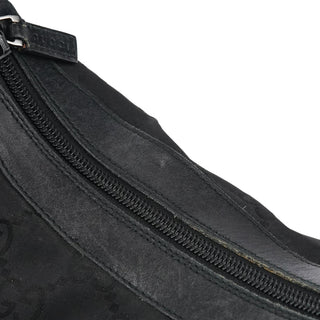 Gucci 000 0531 Black GG Bamboo Shoulder Bag