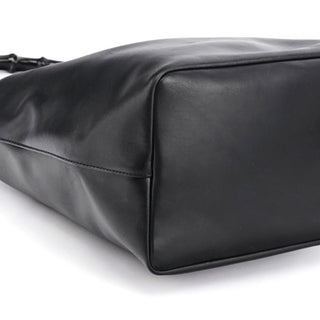 Gucci 000 0531 Black Leather Bamboo Shoulder Bag