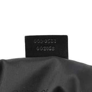 Gucci 000 0531 Black Leather Bamboo Shoulder Bag