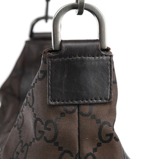 Gucci 000 0531 Brown GG Bamboo Shoulder Bag