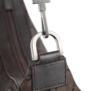 Gucci 000 0531 Brown GG Bamboo Shoulder Bag