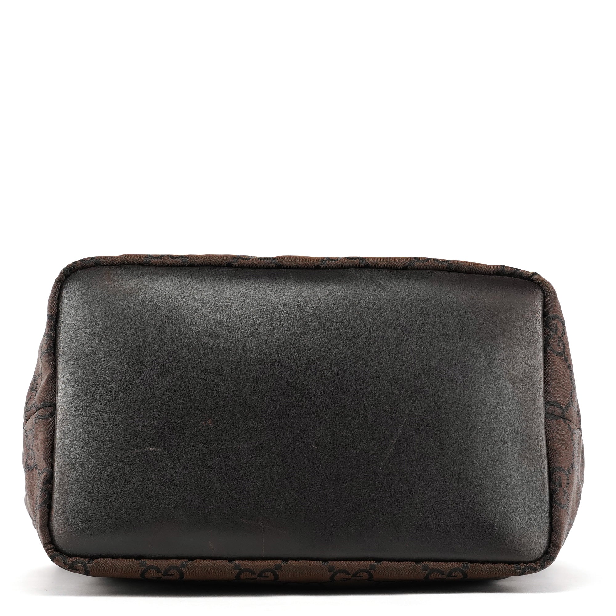 Gucci 000 0531 Brown GG Bamboo Shoulder Bag