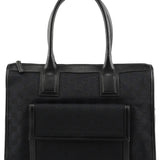 Gucci 000 0584 Black GG Canvas Tote Bag
