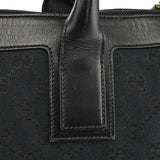 Gucci 000 0584 Black GG Canvas Tote Bag