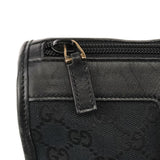 Gucci 000 0584 Black GG Canvas Tote Bag