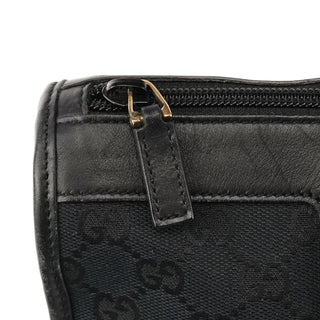 Gucci 000 0584 Black GG Canvas Tote Bag