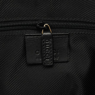 Gucci 000 0584 Black GG Canvas Tote Bag