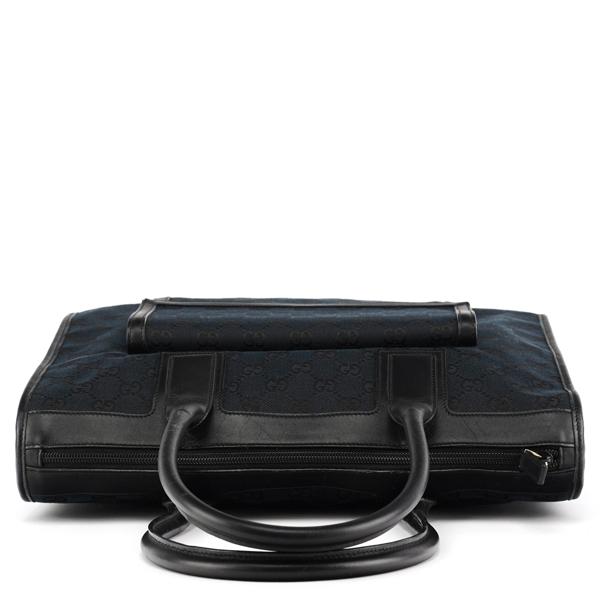 Gucci 000 0584 Black GG Canvas Tote Bag