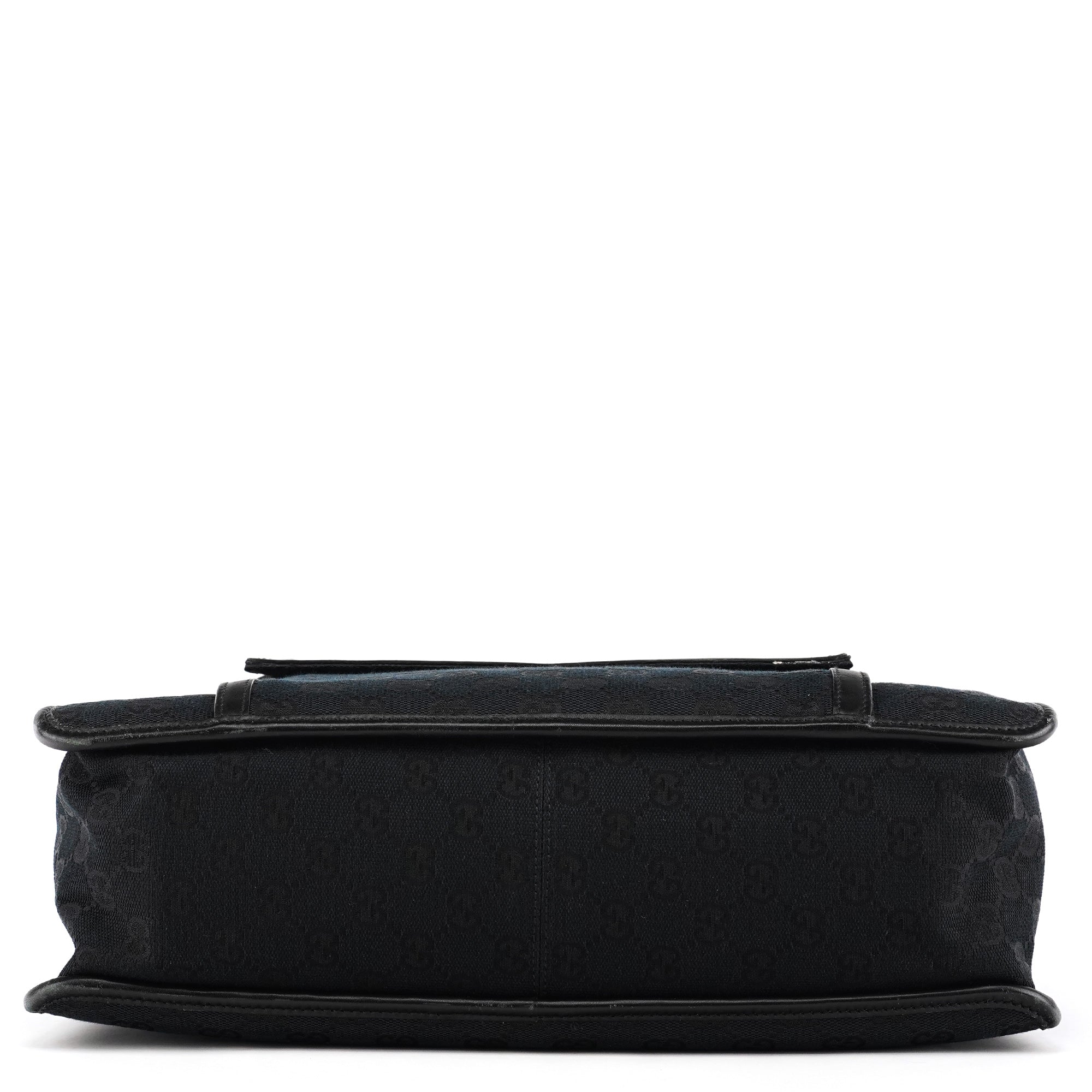 Gucci 000 0584 Black GG Canvas Tote Bag