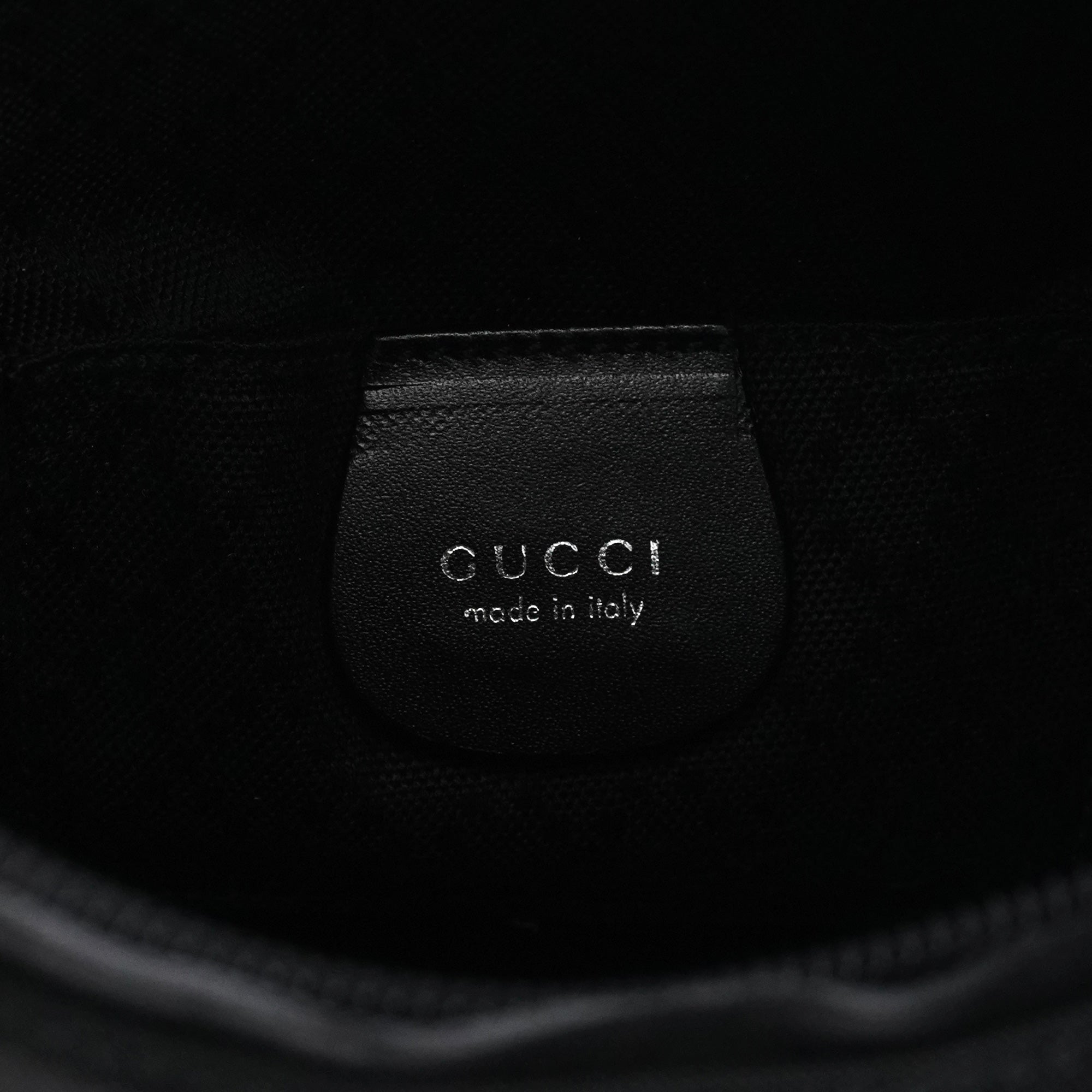 Gucci 000 0601 Black Canvas Shoulder Bag
