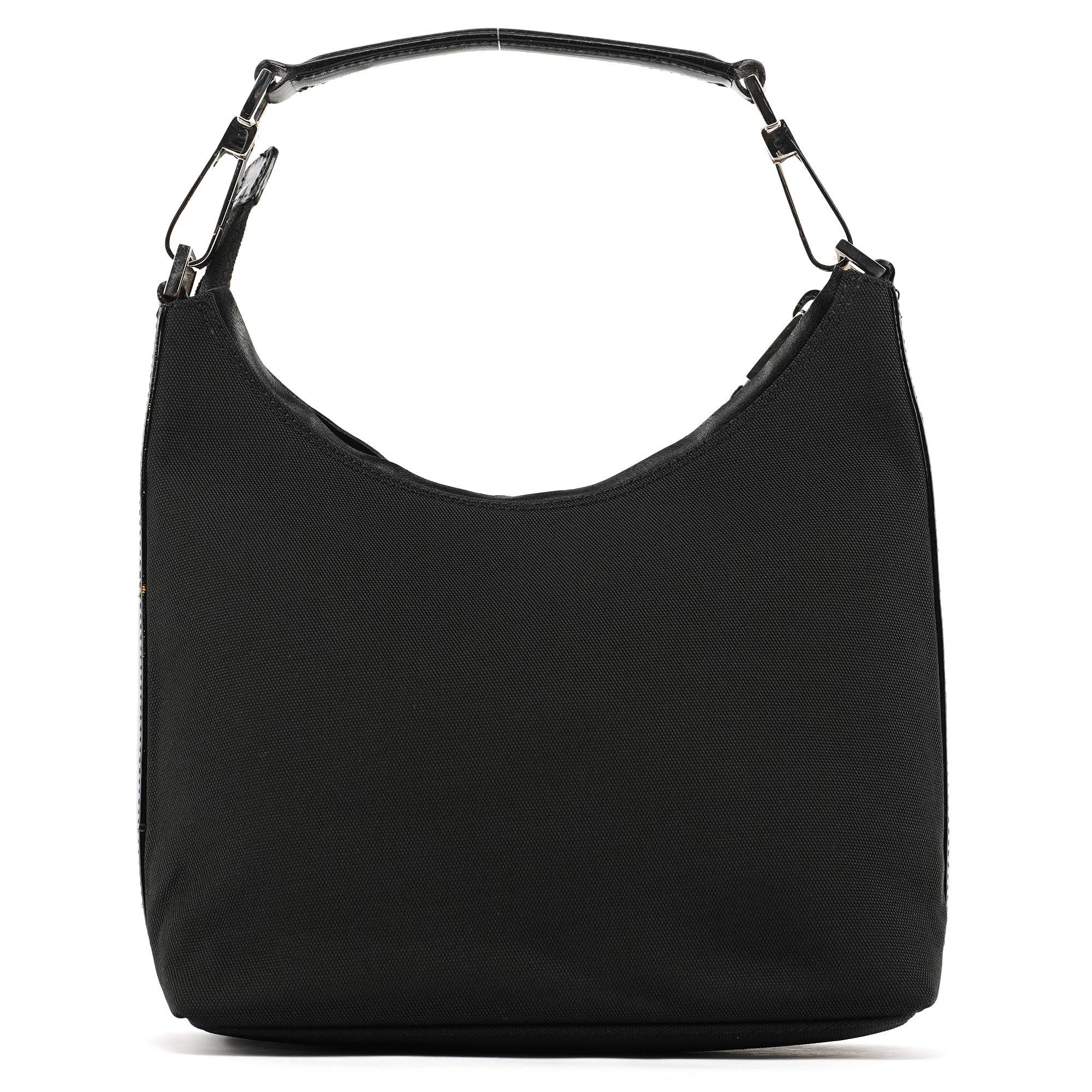 Gucci 000 0601 Black Canvas Shoulder Bag