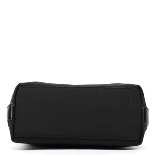 Gucci 000 0601 Black Nylon Leather Hobo Bag