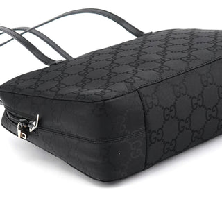 Gucci 000 0815 Black GG Nylon Tote Bag
