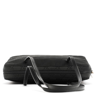 Gucci 000 0815 Black GG Nylon Tote Bag