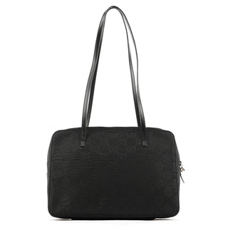 Gucci 000 0815 Black GG Nylon Tote Bag