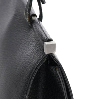 Gucci 000 0832 Black Leather Top Handle Bag