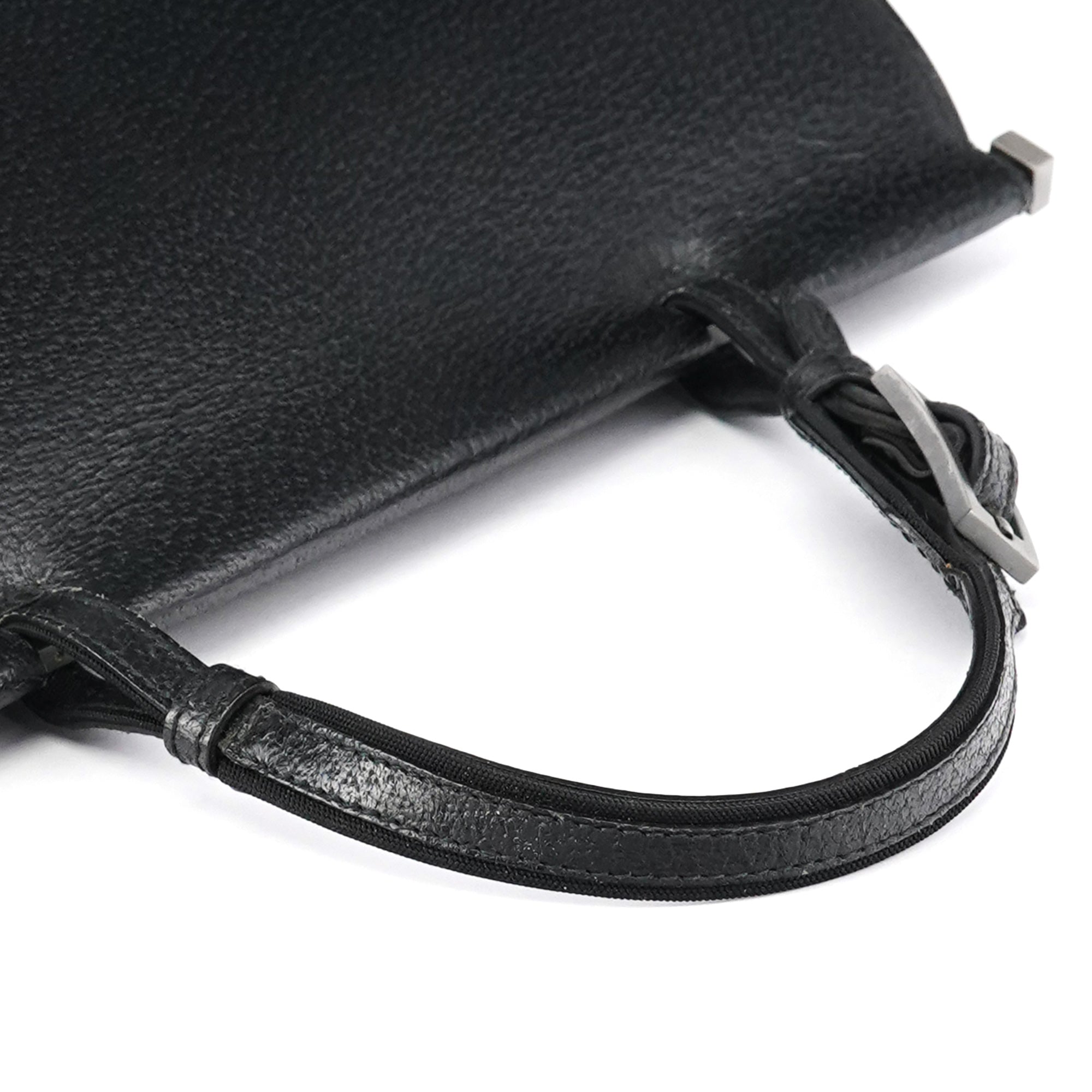 Gucci 000 0832 Black Leather Top Handle Bag
