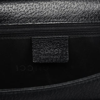 Gucci 000 0832 Black Leather Top Handle Bag