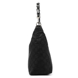 Gucci 000 0833 Black GG Nylon Bamboo Shoulder Bag