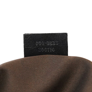 Gucci 000 0833 Brown GG Bamboo Shoulder Bag