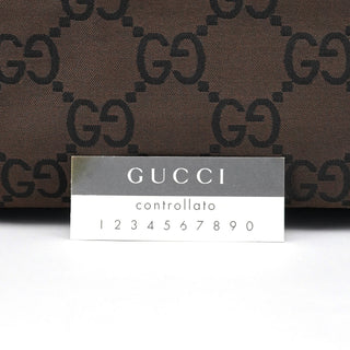 Gucci 000 0833 Brown GG Bamboo Shoulder Bag